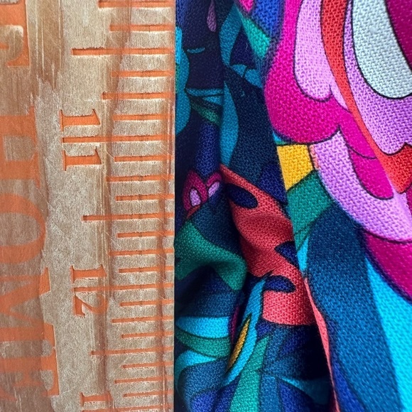 TRINA TURK DANNO bright colorful whimsical boho shabby chic floral woman pant 10 - Picture 14 of 16